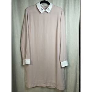 Victoria Beckham For Target Women’s Large Pink Dress White Bunny Rabbit Collar